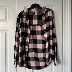 Men’s H&M Black & Pink Flannel